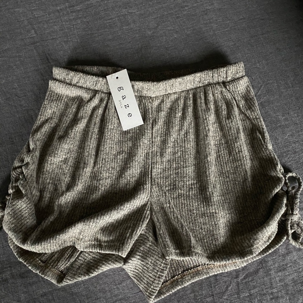 Beige Lounge Shorts